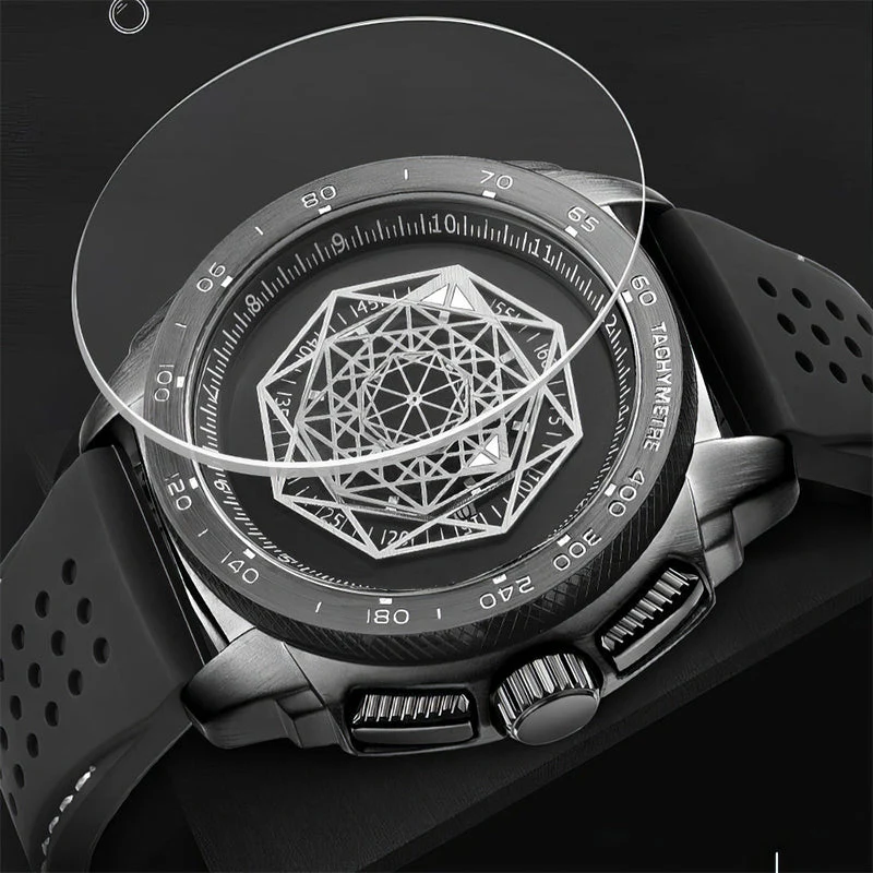 Men’s Luminous Silicone Quartz Watch - Image 8