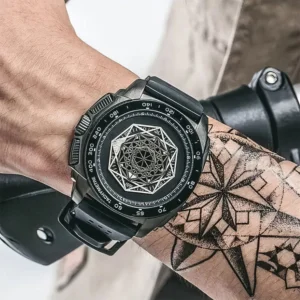 Men’s  Luminous Silicone Quartz Watch