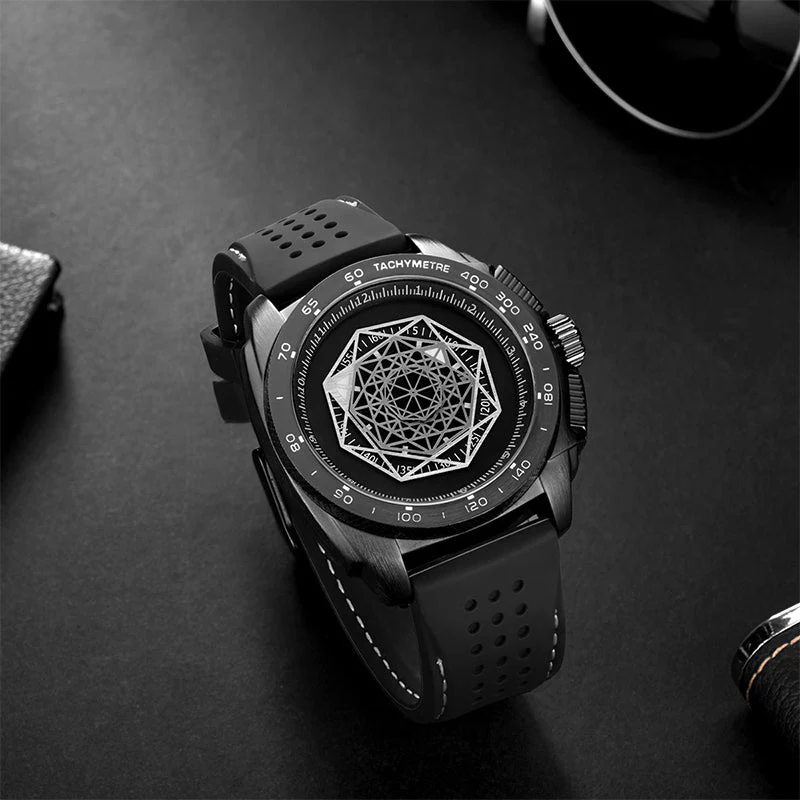 Men’s Luminous Silicone Quartz Watch - Image 12